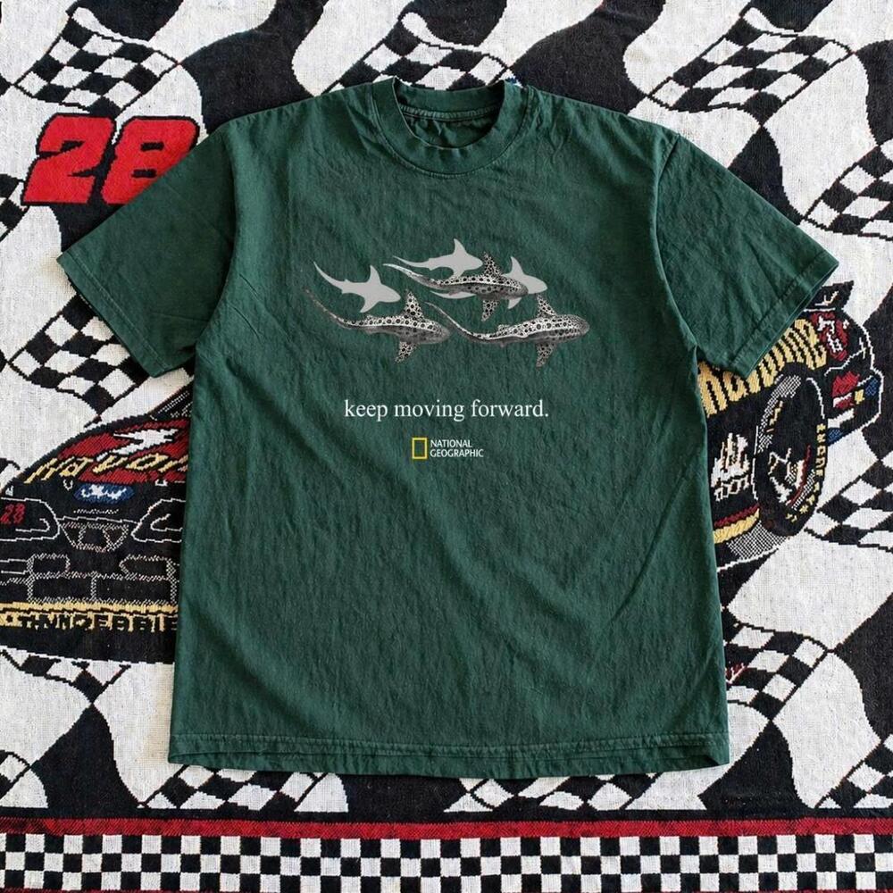 Green National Geographic T-Shirt With A Unique Graphic